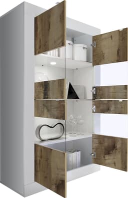 Home affaire Vitrine Basic | Weiß