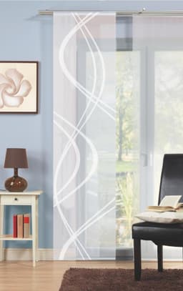 HOME WOHNIDEEN Schiebegardine TIBERIO | Weiß