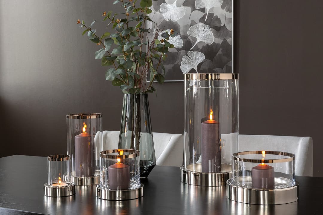 Fink Windlicht EMPIRE | Silber