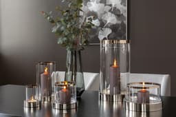 Fink Windlicht EMPIRE | Silber
