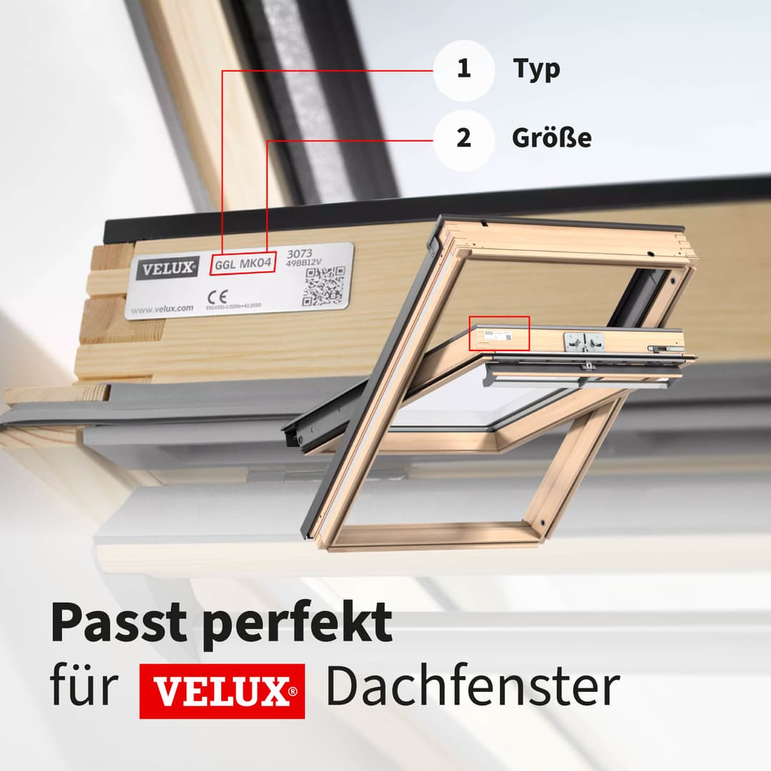 Verdunkelungsrollo Sky-Dachfensterrollo | Schwarz