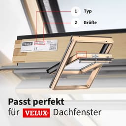 Verdunkelungsrollo Sky-Dachfensterrollo | Schwarz