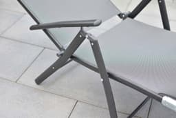 MERXX Gartenliege Deckchair | Grau