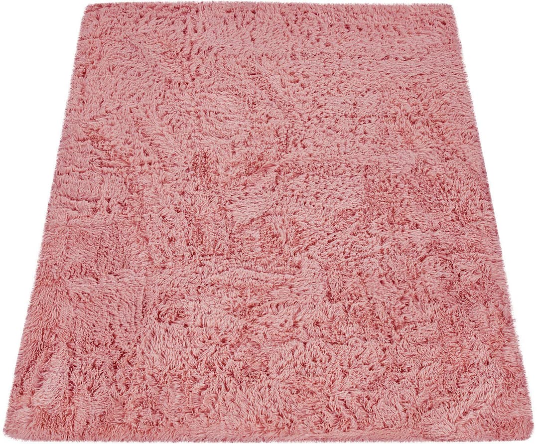Paco Home Hochflor-Teppich Silky 591 | Rosa