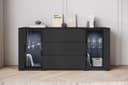 home affaire Sideboard modernes Design | Schwarz 3
