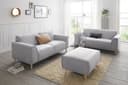 Home affaire Janek 2-Sitzer Sofa | Grau