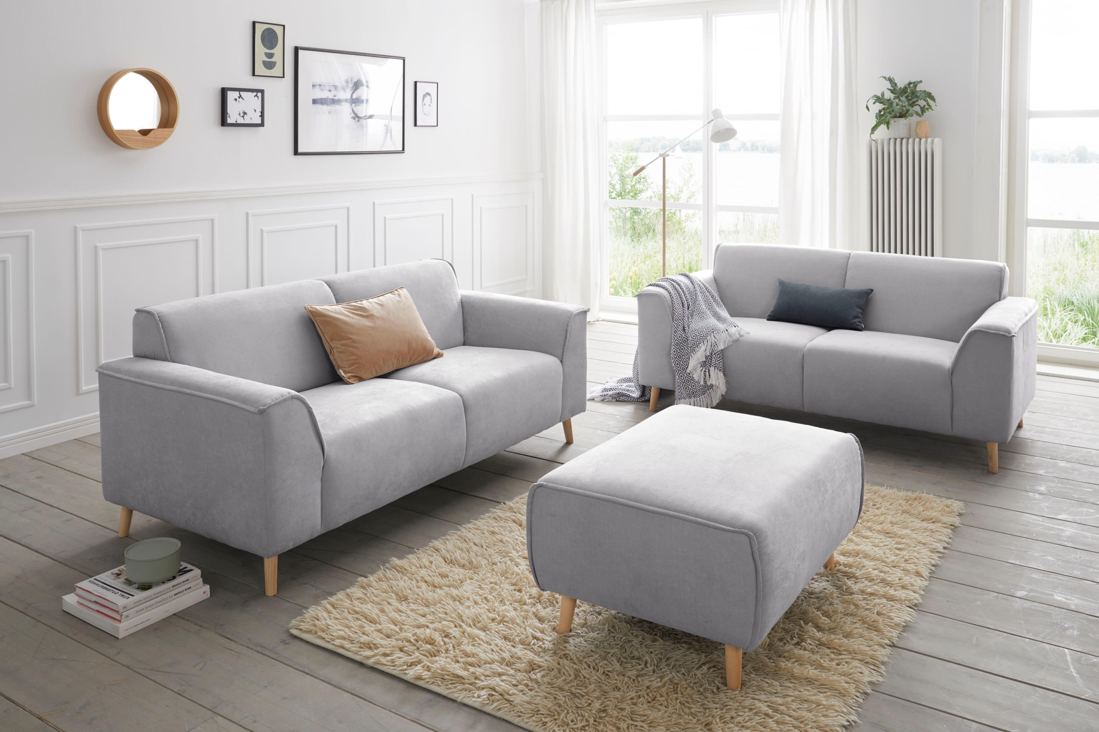 Home affaire Janek 2-Sitzer Sofa | Grau