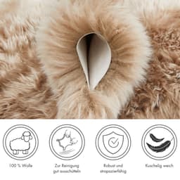 LUXOR living Fellteppich Namika | Braun