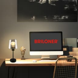 Briloner Leuchten Tischleuchte FUMI | Schwarz