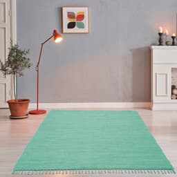 THEKO Teppich Happy Cotton Fleckerl | Grün