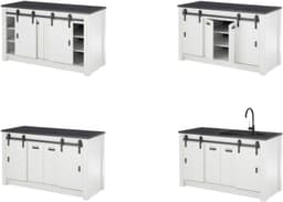 Home affaire Spülenschrank Sherwood | Weiß