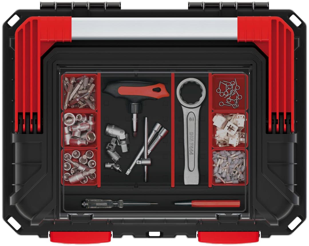 Prosperplast Werkzeugbox HEAVY | Schwarz