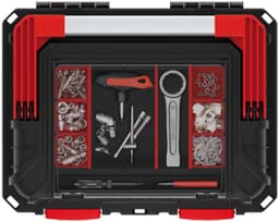 Prosperplast Werkzeugbox HEAVY | Schwarz