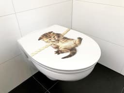 ADOB WC-Sitz Cat | Mehrfarbig