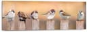 Reinders! Holzbild Deco Panel 30x90 Bird Family | Braun