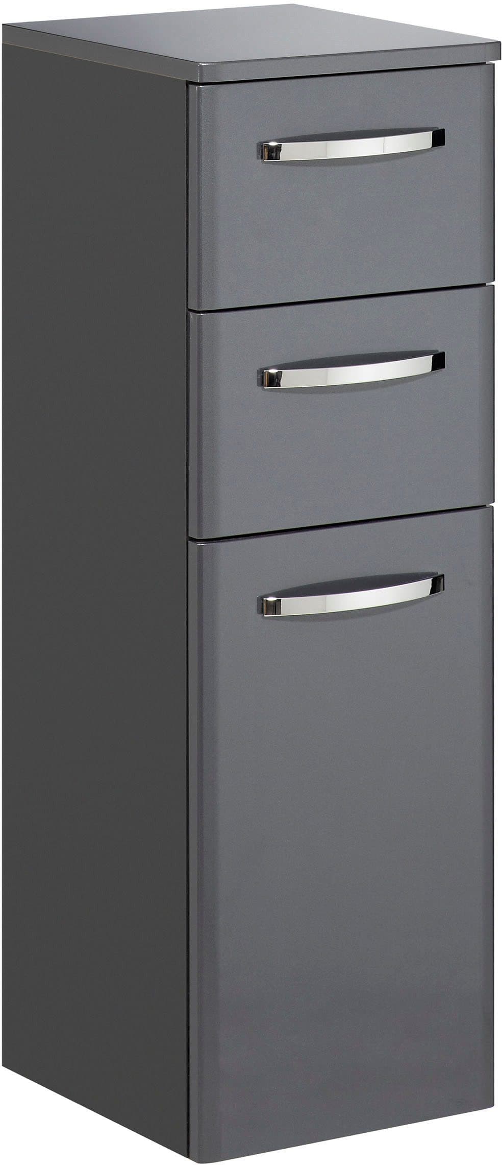 Saphir Quickset 327 Badmöbel-Set | Schwarz