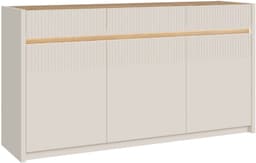 FORTE Oak Squere Sideboard | Beige