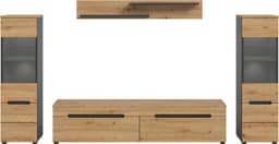 Home affaire Wohnwand REHAT | Braun