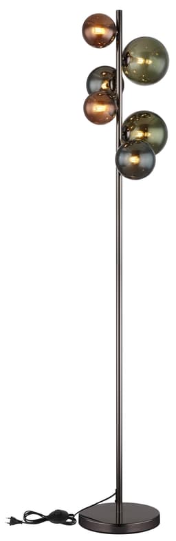 GLOBO LIGHTING LED Stehlampe RIHA | Grau