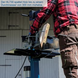 Scheppach Holzspalter HL730 | Blau