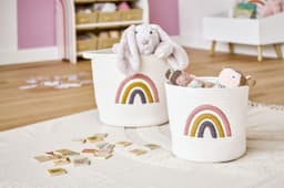 Zeller Present Aufbewahrungskorb Rainbow | Mehrfarbig
