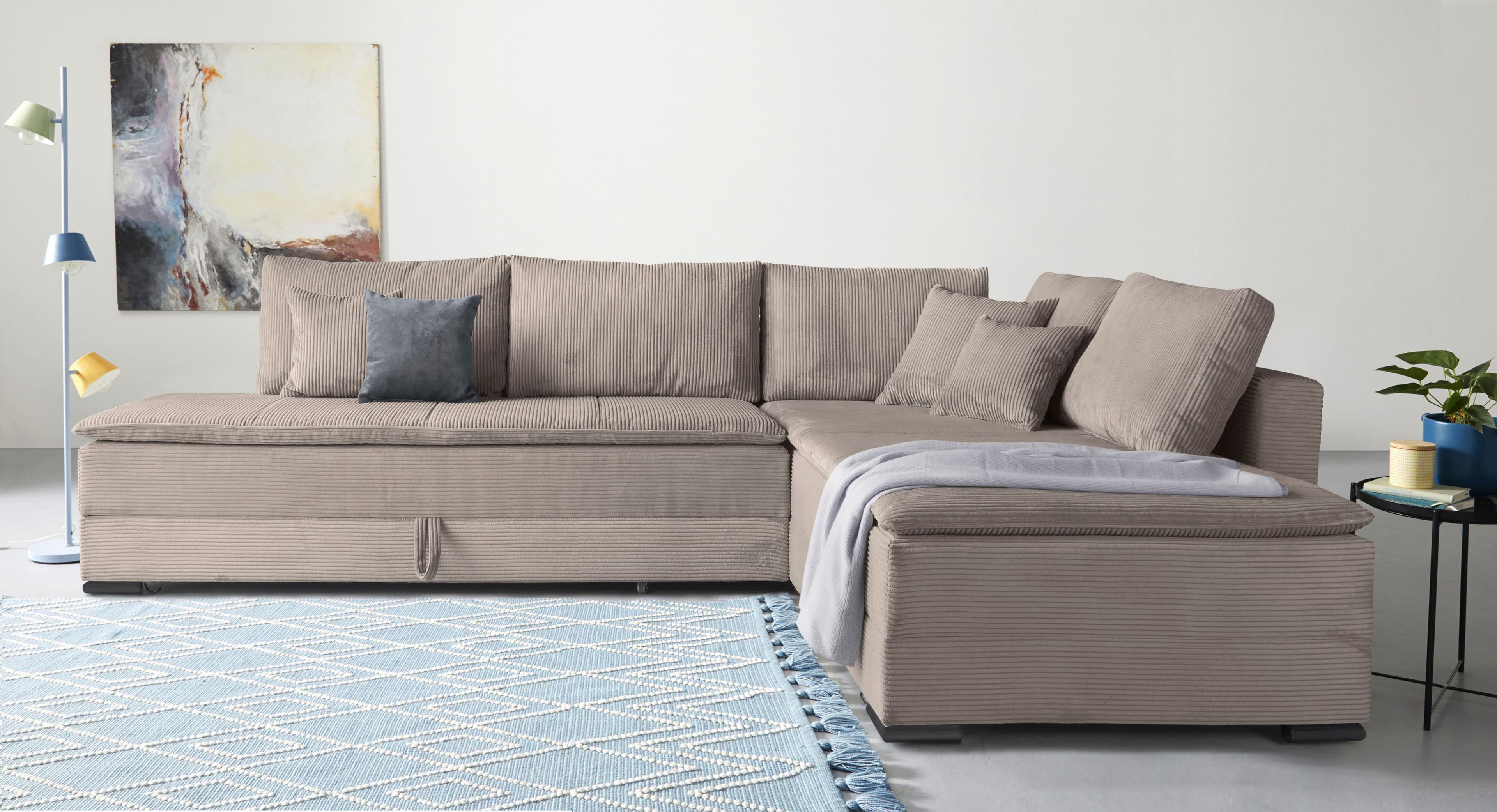 Home affaire Ecksofa Night & Day | Beige