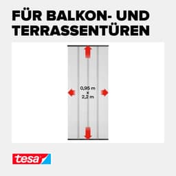 tesa Insektenschutz-Tür Insect Stop Standard | Schwarz