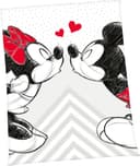 Wohndecke Disney Mickey und Minnie Mouse | Grau