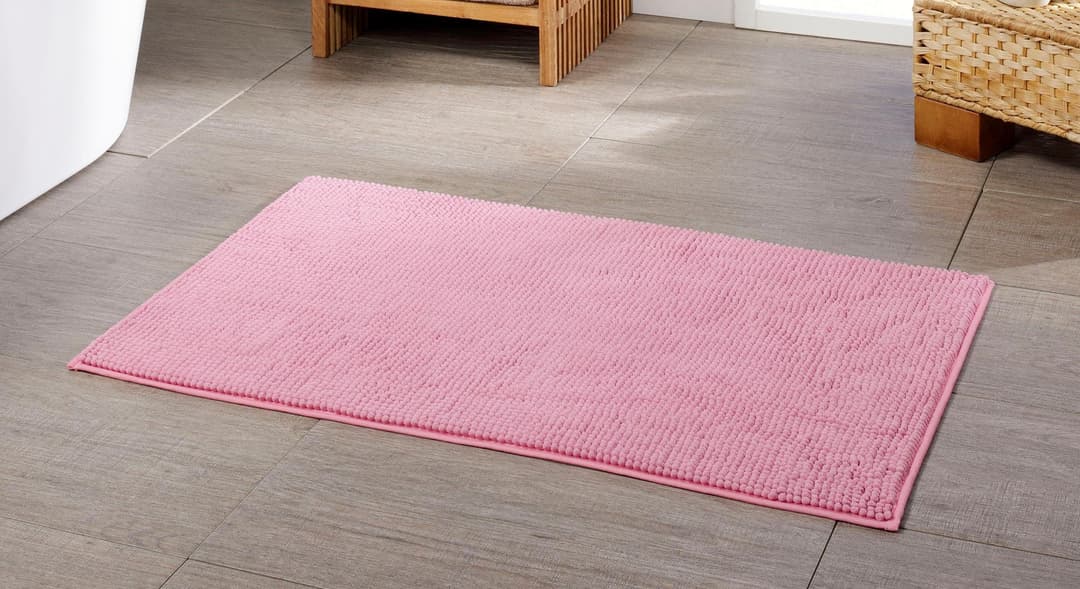 Gözze Badematte Chenille | Rosa