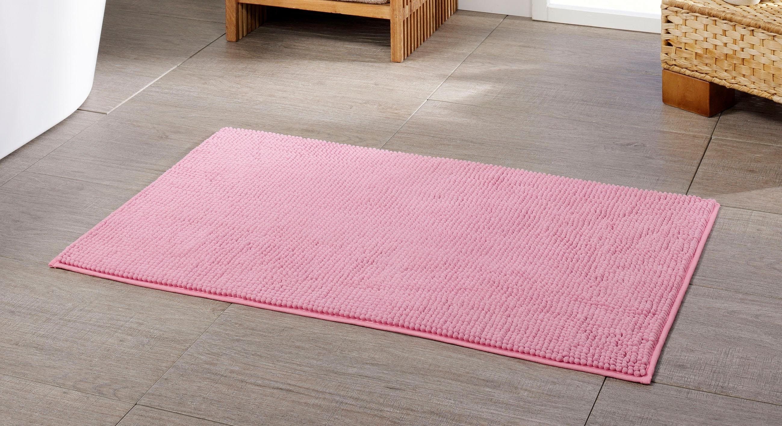 Gözze Badematte Chenille | Rosa