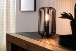 SCHÖNER WOHNEN-Kollektion Tischleuchte Cage | Schwarz