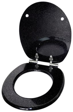 Sanilo WC-Sitz Glitzer | Schwarz
