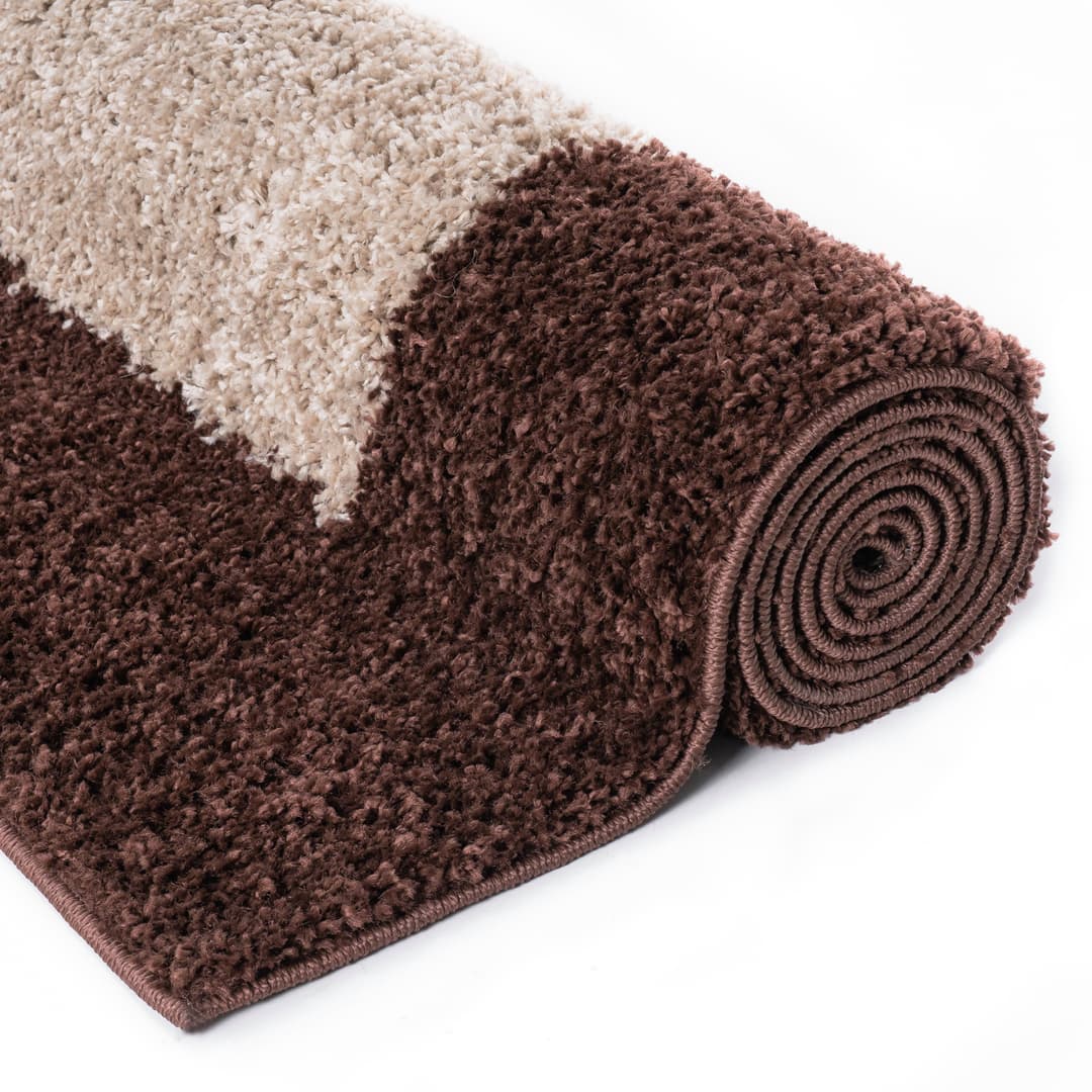 OTTO home Hochflor-Teppich Liams | Braun