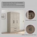 OTTO home Kleiderschrank Sylt | Beige 4