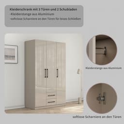 OTTO home Kleiderschrank Sylt | Beige