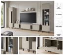 Home affaire Wohnwand Helsinki | Braun 3
