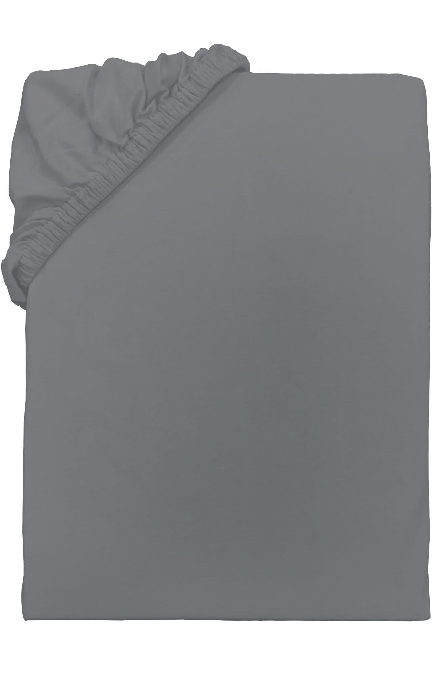 TOM TAILOR HOME Spannbettlaken Jersey | Grau