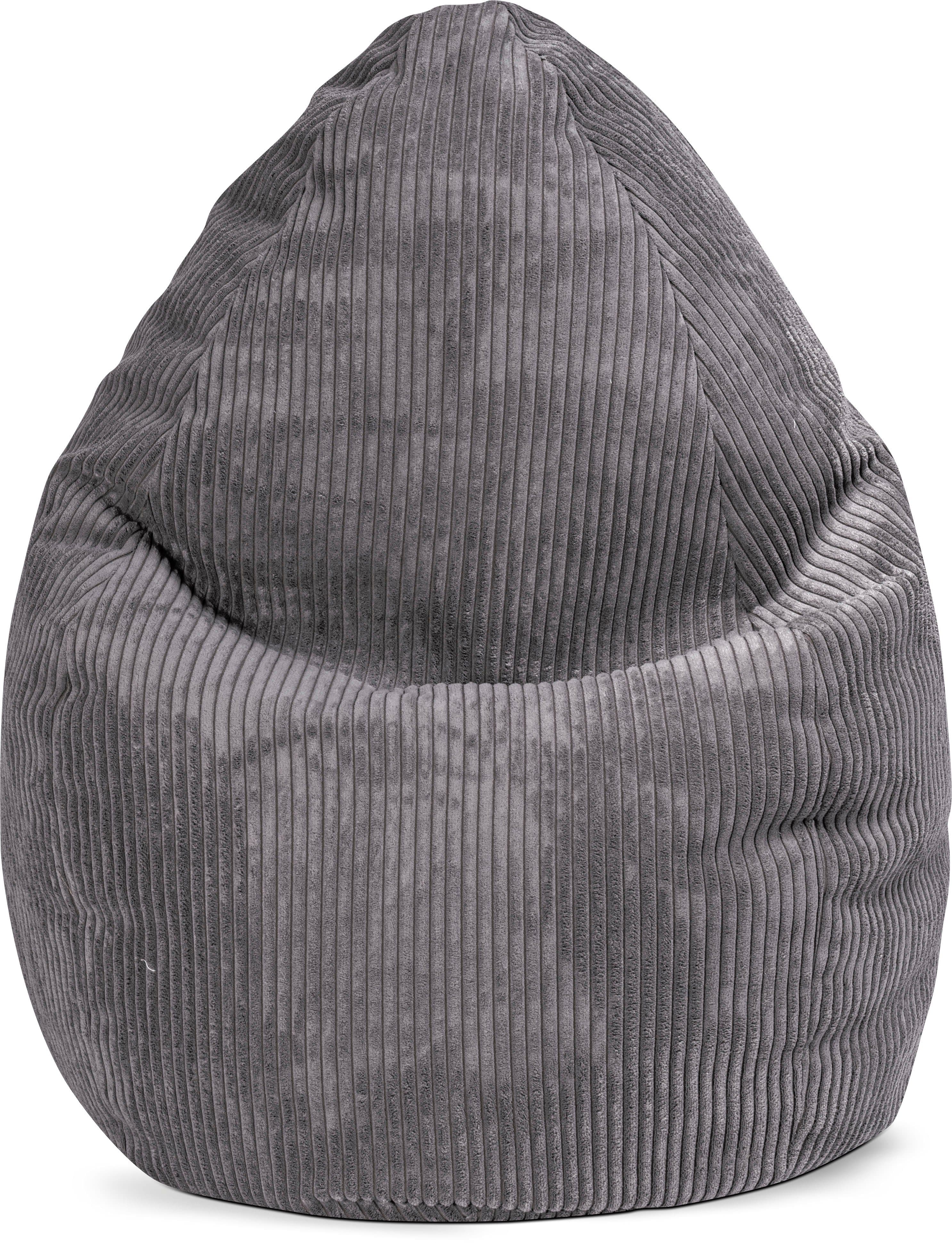 Magma Heimtex Sitzsack BeanBag SHARA XL | Grau
