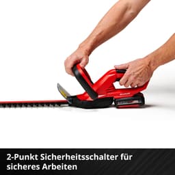 Einhell Akku-Heckenschere GC-CH 1846 Li Kit | Rot