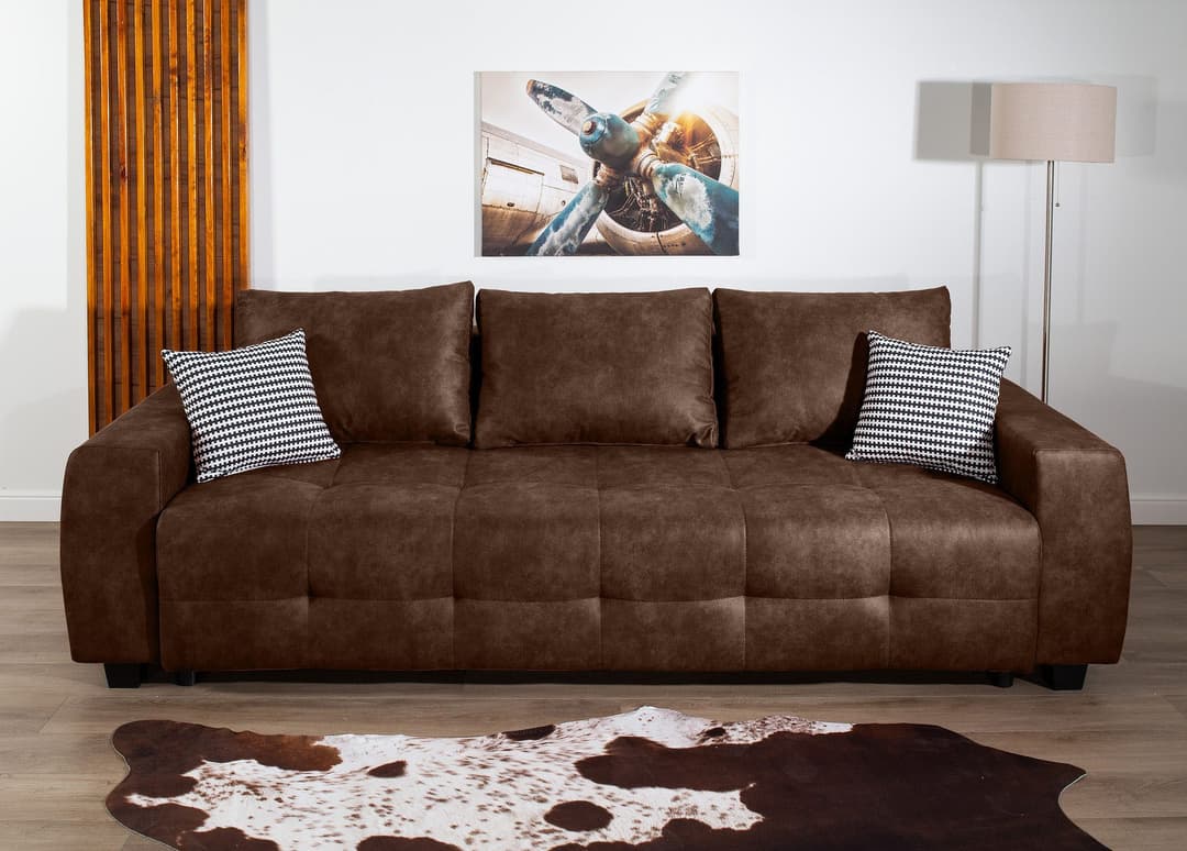 COLLECTION AB Schlafsofa Bella | Braun