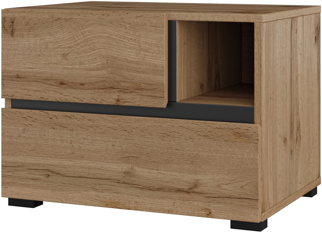 OTTO home Nachtkommode Cross | Holztöne