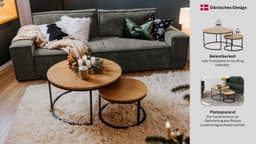 ACTONA GROUP Couchtisch Spiro | Holztöne