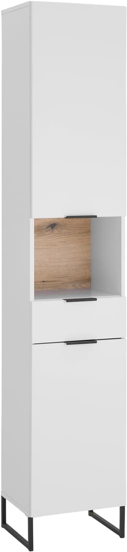BASIC by Balculina Hochschrank Denver | Weiß