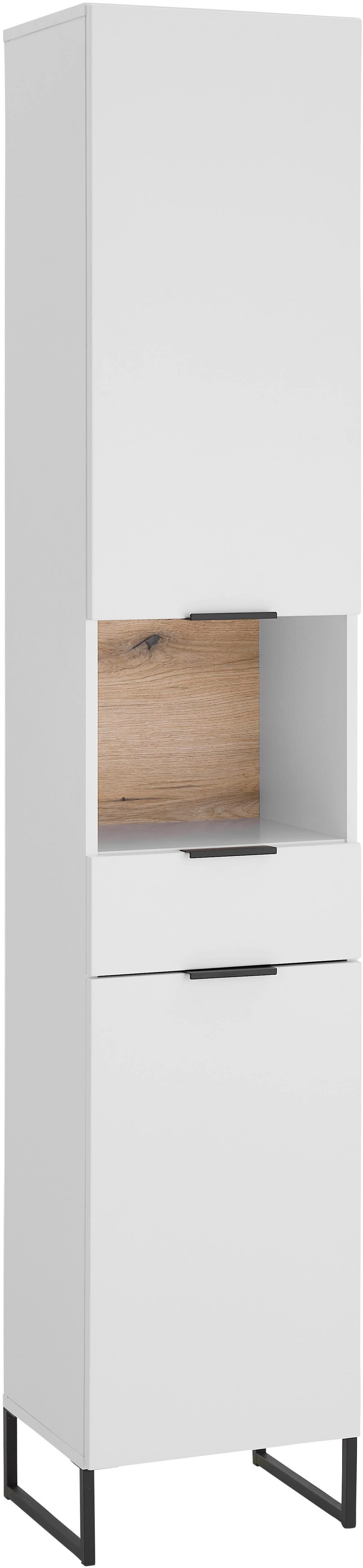 BASIC by Balculina Hochschrank Denver | Weiß