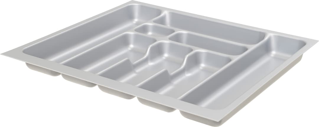 OPTIFIT Besteckeinsatz | Grau