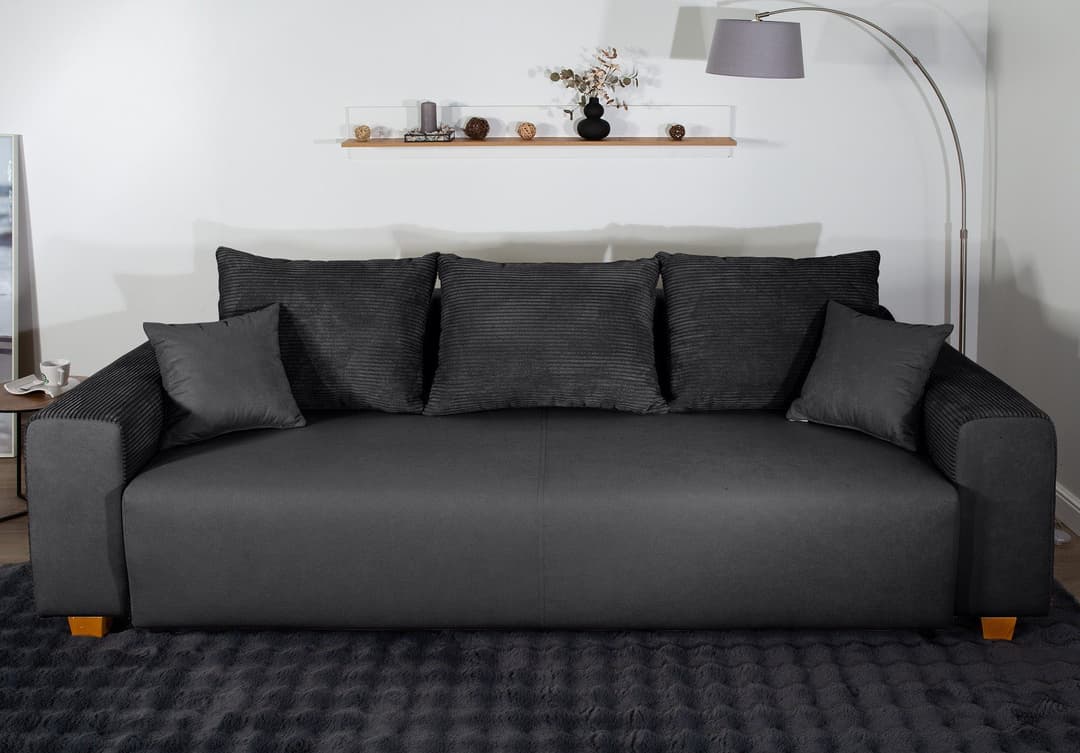 COLLECTION AB Schlafsofa Yves | Grau