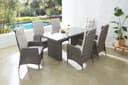 KONIFERA Garten-Essgruppe Casablanca | Grau