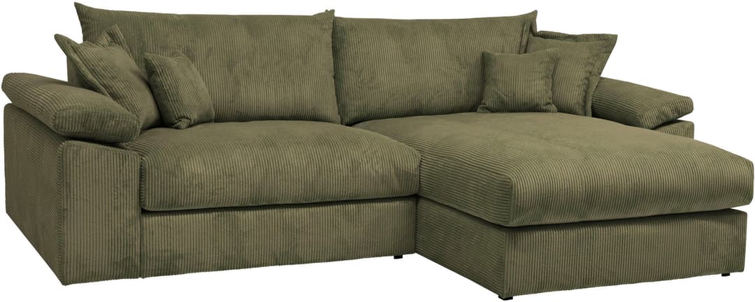 Home affaire Ecksofa Soft&Cosy XXL L-Form | Grün