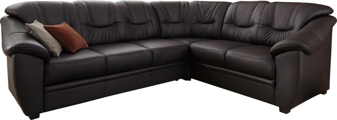 sit&more Ecksofa Savona L-Form | Schwarz