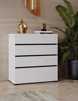 OTTO home Schubkastenkommode Cross | Weiß